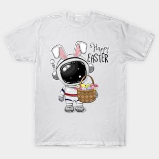 Cute Astronaut with Rabbit Ears T-Shirt